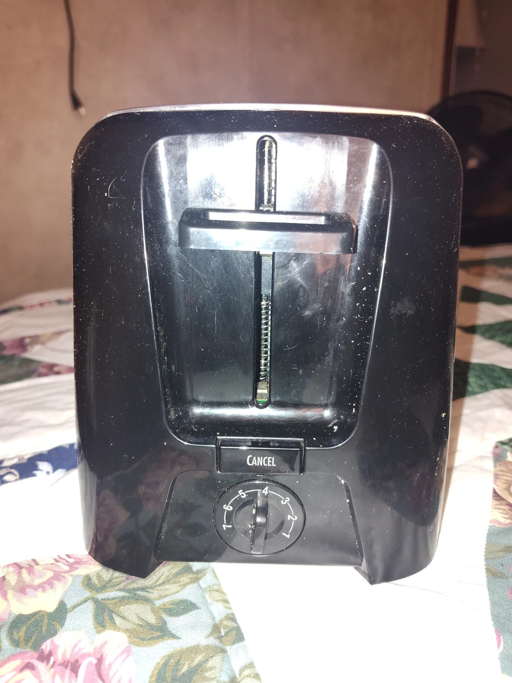 Chrome 2-Slice Toaster in Silver and Black
